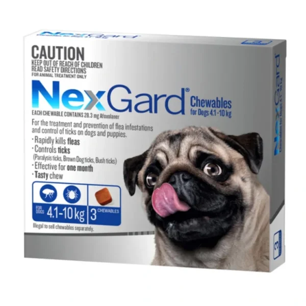 Store NexGard Chewables for Dogs 4.1-10kg 3 Pack - Pet Home | The Perfect Pet Supplies Shopping Experience Dogs