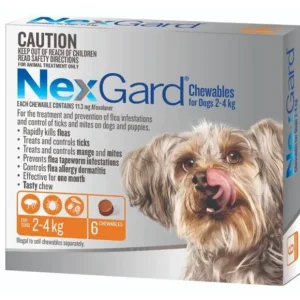 Shop Nexgard Small Dog 2-4kg pack of 6 - Pet Home | The Perfect Pet Supplies Shopping Experience Dogs