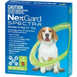 Cheap Nexgard Spectra for dogs 7.6 - 15kg Green 3 pack for Medium dogs - Pet Home | The Perfect Pet Supplies Shopping Experience Dogs