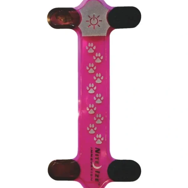 Best Nite Ize Nite Dawg Light-Up Cover 6-3/4 In. Pink Urethane Dog Collar - Pet Home | The Perfect Pet Supplies Shopping Experience Shop All