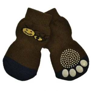 Best Sale Non Slip Pet Socks Brown Bee - Pet Home | The Perfect Pet Supplies Shopping Experience Dogs