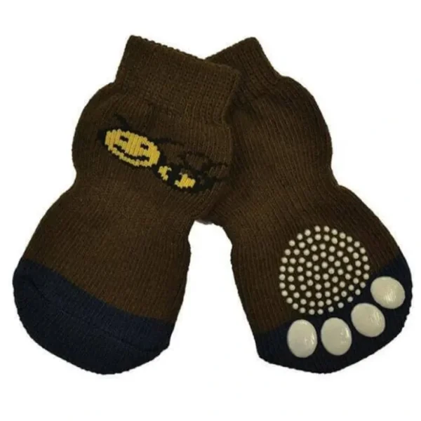 Best Sale Non Slip Pet Socks Brown Bee - Pet Home | The Perfect Pet Supplies Shopping Experience Dogs