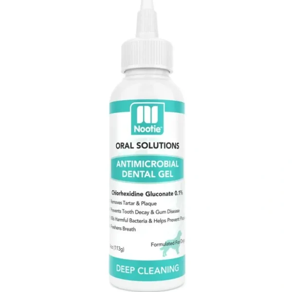 Discount Nootie Medicated Antimicrobial Dental Gel for Dogs (4 oz) - Pet Home | The Perfect Pet Supplies Shopping Experience Dogs