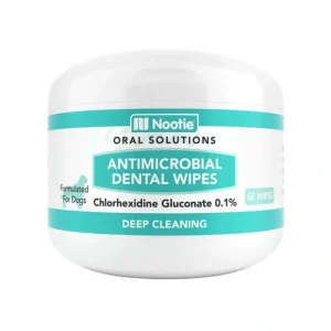 Sale Nootie Medicated Antimicrobial Dental Wipes for Dogs (60 ct) - Pet Home | The Perfect Pet Supplies Shopping Experience Dogs