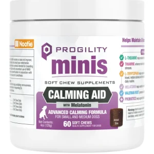 Discount Nootie Mini Progility Calming Aid Soft Chew Supplement For Small and Medium Dogs - Pet Home | The Perfect Pet Supplies Shopping Experience Dogs