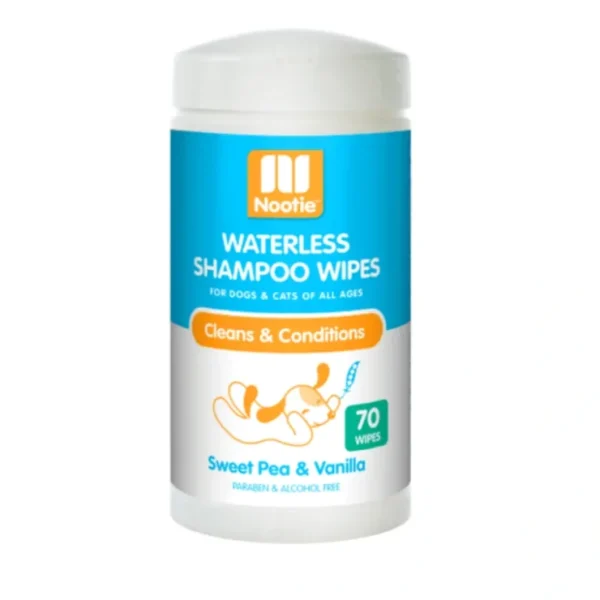 Cheap Nootie Sweet Pea &Vanilla Waterless Shampoo Wipes For Dogs &Cats - Pet Home | The Perfect Pet Supplies Shopping Experience Cats