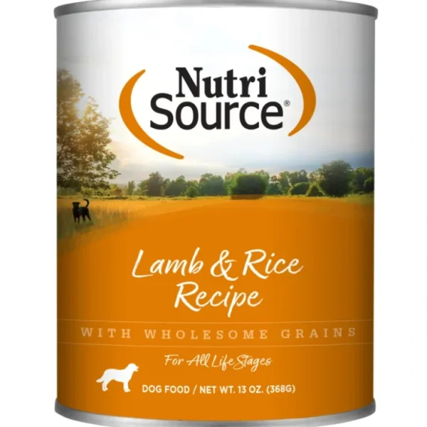 Sale NurtiSource - Lamb Rice Formula Wet Dog Food - Pet Home | The Perfect Pet Supplies Shopping Experience Dogs