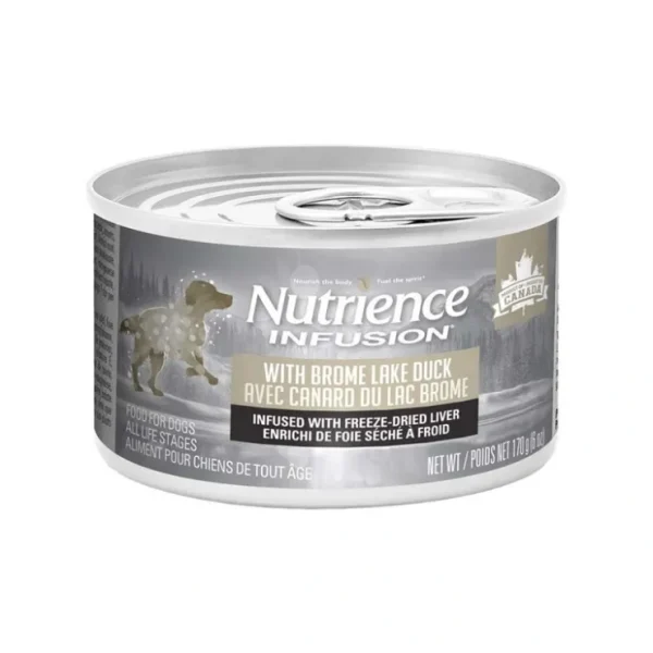 Clearance Nutrience, Can, Adult - Infusion - Brome Lake Duck - 170 g - Wet Dog Food - Pet Home | The Perfect Pet Supplies Shopping Experience Dogs