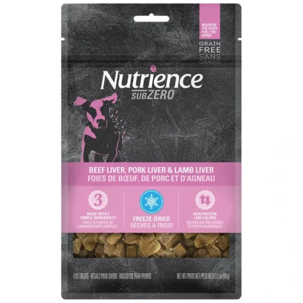 Best Nutrience, Freeze Dried Treats - SubzeroPrairieRed - Beef, Pork & Lamb Liver - 90 g - Dog Treat - Pet Home | The Perfect Pet Supplies Shopping Experience Shop All