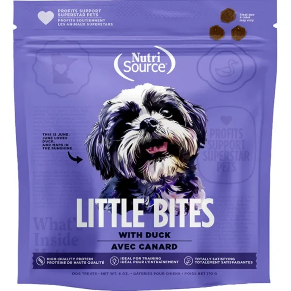 Store NutriSource - Duck Little Bites Dog Training Treats - Pet Home | The Perfect Pet Supplies Shopping Experience Shop All