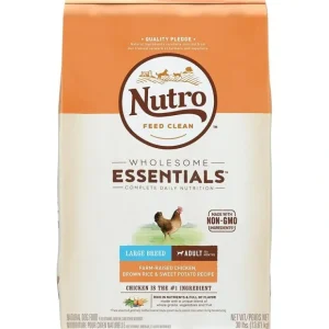 Shop Nutro Wholesome Essentials Large Breed Adult Farm-Raised Chicken, Brown Rice &Sweet Potato Dry Dog Food - Pet Home | The Perfect Pet Supplies Shopping Experience Dogs