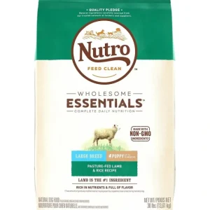 Sale Nutro Wholesome Essentials Large Breed Puppy Pasture-Fed Lamb &Rice Dry Dog Food - Pet Home | The Perfect Pet Supplies Shopping Experience Dogs