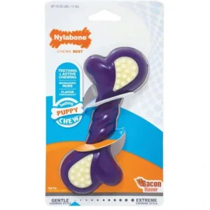 Shop Nylabone Double Action Puppy Bone Regular - Pet Home | The Perfect Pet Supplies Shopping Experience Pet Toys