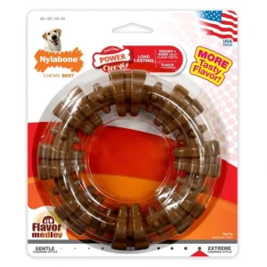 Store Nylabone DuraChew Textured Ring Chicken Flavor Dog Toy (Large- Up to 50 lbs) - Pet Home | The Perfect Pet Supplies Shopping Experience Pet Toys