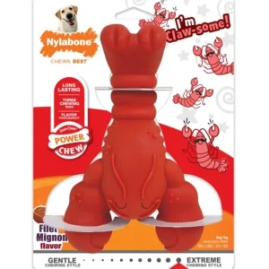Hot Nylabone Power Chew Lobster Dog Toy Filet Mignon X-Large - Pet Home | The Perfect Pet Supplies Shopping Experience Pet Toys