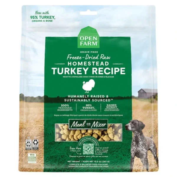 Cheap Open Farm Freeze-Dried Homestead Turkey Morsels - Pet Home | The Perfect Pet Supplies Shopping Experience Dogs