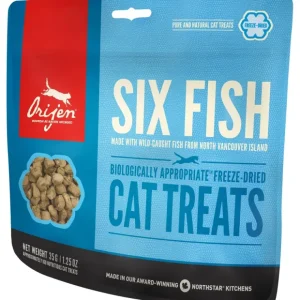 Store Orijen Freeze-Dried Six Fish Cat Treats - Pet Home | The Perfect Pet Supplies Shopping Experience Shop All