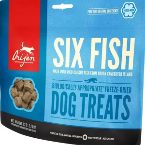 Best ORIJEN Grain Free Six Fish Freeze Dried Dog Treats - Pet Home | The Perfect Pet Supplies Shopping Experience Shop All