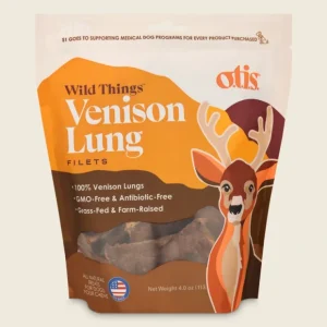 Store Otis Wild Things Venison Lung Filets Dog Treats - Pet Home | The Perfect Pet Supplies Shopping Experience Shop All
