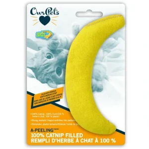 Shop OurPets A-Peeling Banana Catnip Filled Toy - Pet Home | The Perfect Pet Supplies Shopping Experience Pet Toys