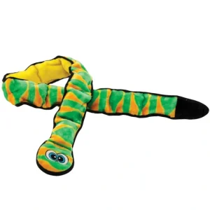 Outward Hound Invincibles Green Snake Plush Dog Toy - Pet Home | The Perfect Pet Supplies Shopping Experience Flash Sale