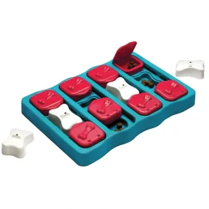 Outward Hound, Nina Ottosson, Dog Brick Treat Puzzle - Blue - Pet Home | The Perfect Pet Supplies Shopping Experience Best Sale