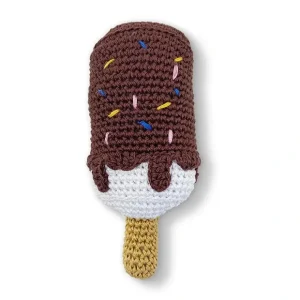 PAWer Squeaky Knit Toy - Chocolate Pop - Pet Home | The Perfect Pet Supplies Shopping Experience Cheap