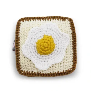 PAWer Squeaky Knit Toy - Toast & Egg - Pet Home | The Perfect Pet Supplies Shopping Experience Hot