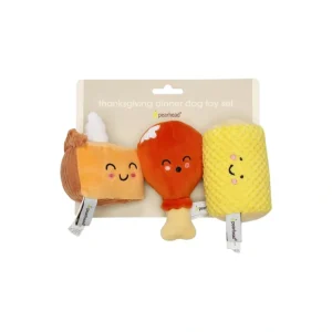 Pearhead Thanksgiving Dinner Dog Toy Set - Pet Home | The Perfect Pet Supplies Shopping Experience Outlet