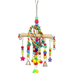 Pet Shop Direct - Birdie Large Hanger with Beads/Dice/Plastic Chain - Pet Home | The Perfect Pet Supplies Shopping Experience Store