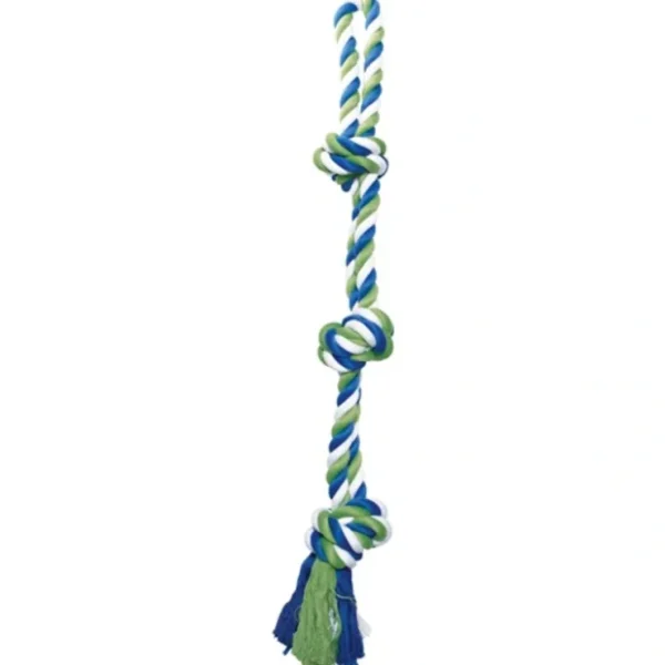Pet Shop Direct - Dogit Dog Knotted Rope Toy, 3-Knot Looped Tug - Pet Home | The Perfect Pet Supplies Shopping Experience Outlet