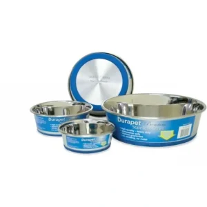 Best Pet Shop Direct - DuraPet Premium Stainless Steel Bowl 2.75Litre - Pet Home | The Perfect Pet Supplies Shopping Experience Shop All
