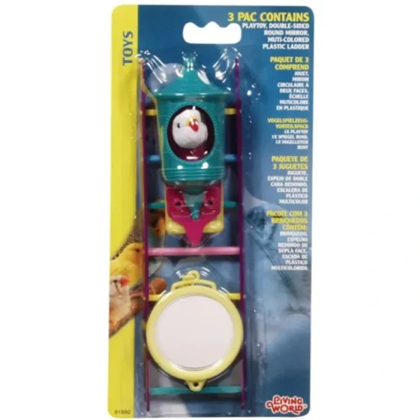 Pet Shop Direct - Living World Bird Toys Value Pack No.2 with Ladder - Pet Home | The Perfect Pet Supplies Shopping Experience Best Sale