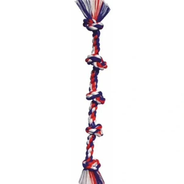 Pet Shop Direct - Mammoth Flossy Chews Five Knot Tug XLarge 183cm - Pet Home | The Perfect Pet Supplies Shopping Experience Fashion