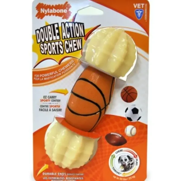Store Pet Shop Direct - Nylabone DuraChew Double Action Sports Chew Basketball - Pet Home | The Perfect Pet Supplies Shopping Experience Shop All