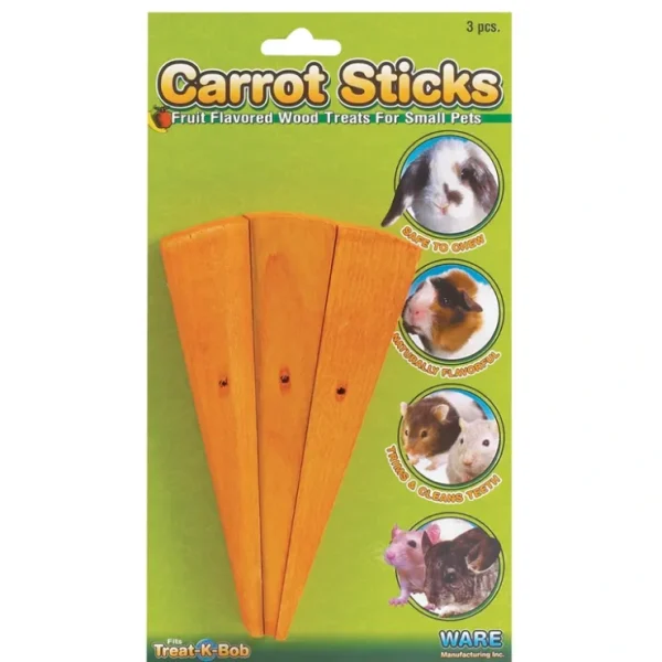 Pet Shop Direct - Ware Critter Chew Carrot Sticks 3pcs - Pet Home | The Perfect Pet Supplies Shopping Experience Flash Sale
