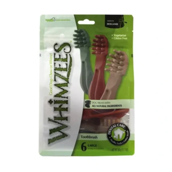 Pet Shop Direct - Whimzees Toothbrush Large 6 Pack - Pet Home | The Perfect Pet Supplies Shopping Experience Shop