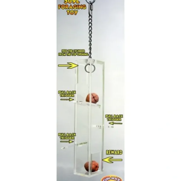 Pet Shop Direct - Zoo Max Birdy Plunk Foraging Bird Toy 12" - Pet Home | The Perfect Pet Supplies Shopping Experience Online