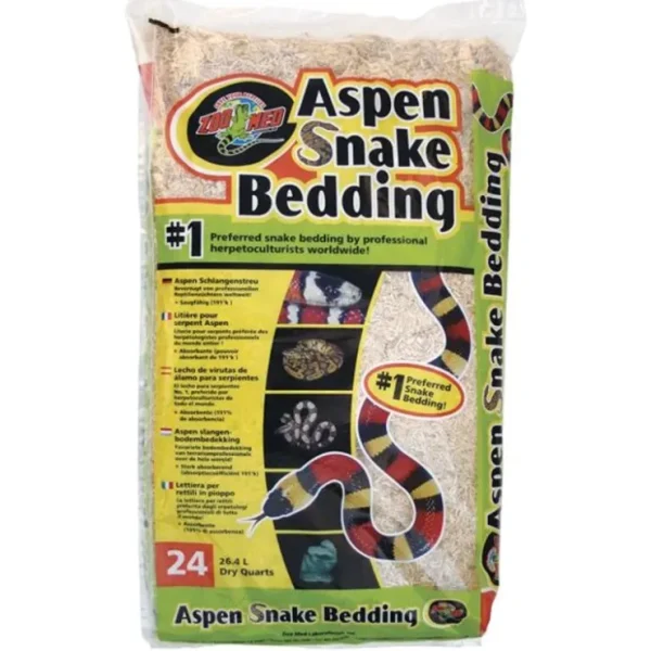 Pet Shop Direct - Zoo Med Aspen Snake Bedding 24 Quart - Pet Home | The Perfect Pet Supplies Shopping Experience Flash Sale