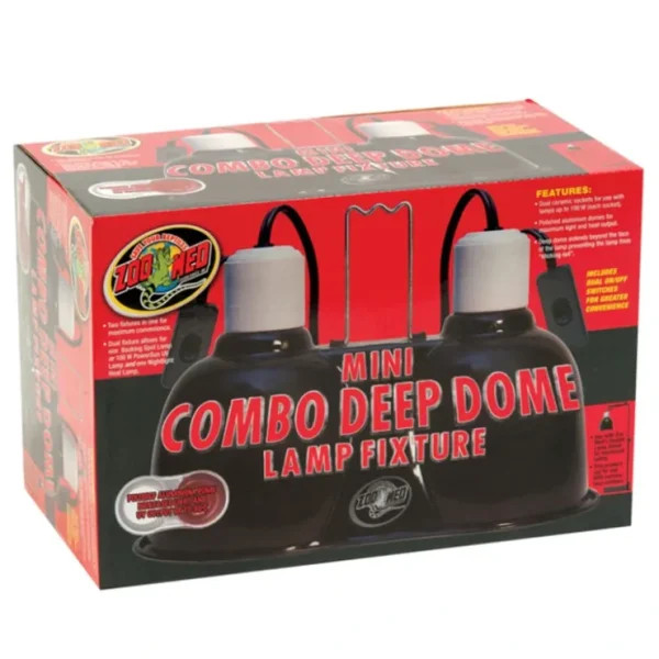 Best Pet Shop Direct - Zoo Med Mini Combo Deep Dome Lamp Fixture - Pet Home | The Perfect Pet Supplies Shopping Experience Shop All