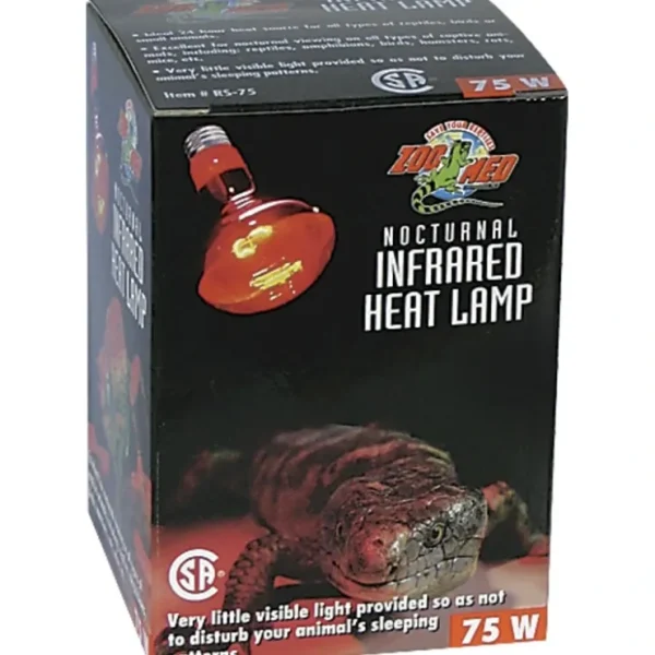 Pet Shop Direct - Zoo Med Repti Infrared Spot Lamp 75W - Pet Home | The Perfect Pet Supplies Shopping Experience Best