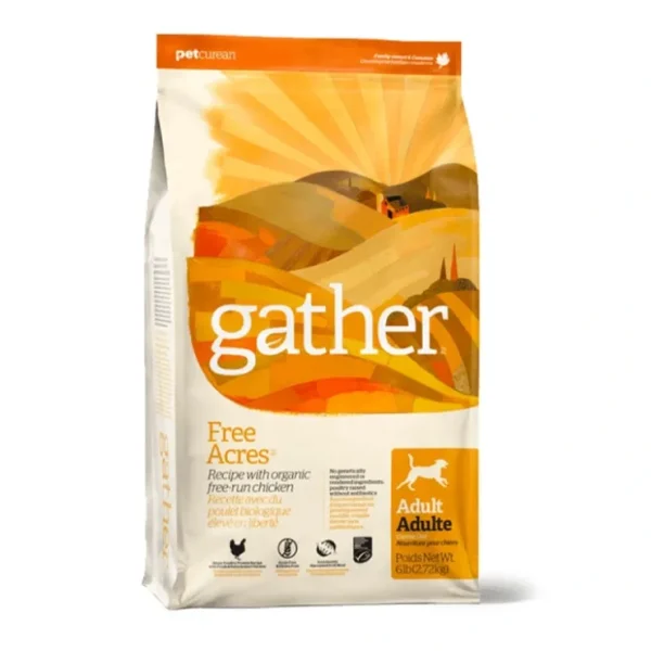 Petcurean Gather Free-Acres Organic Free-Run Chicken Recipe Adult Dry Dog Food - Pet Home | The Perfect Pet Supplies Shopping Experience Cheap
