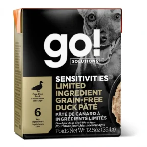 Petcurean Go! Sensitivities Limited Ingredient Grain Free Duck Pate Wet Dog Food - Pet Home | The Perfect Pet Supplies Shopping Experience Hot