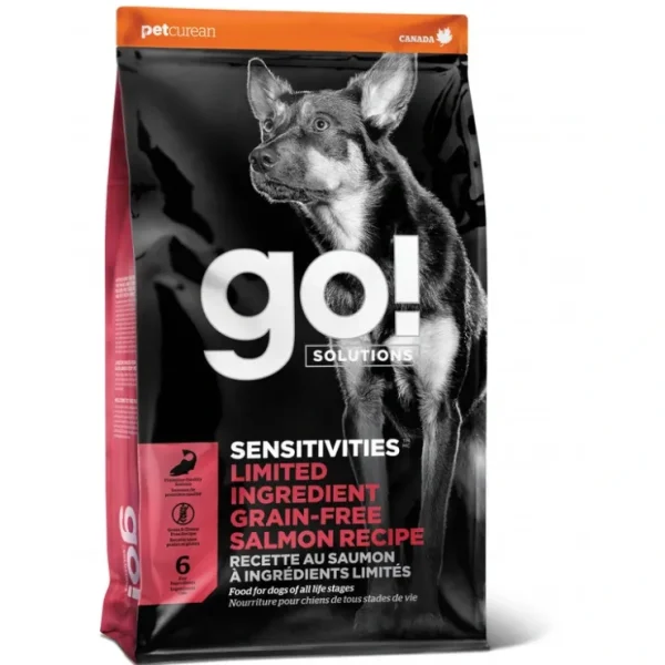 Petcurean Go! Sensitivities Limited Ingredient Grain Free Salmon Recipe Dry Dog Food - Pet Home | The Perfect Pet Supplies Shopping Experience Online