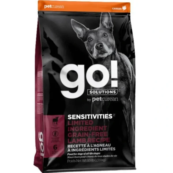 Petcurean GO! Solutions Sensitivities Limited Ingredient Lamb Recipe Dry Dog Food - Pet Home | The Perfect Pet Supplies Shopping Experience