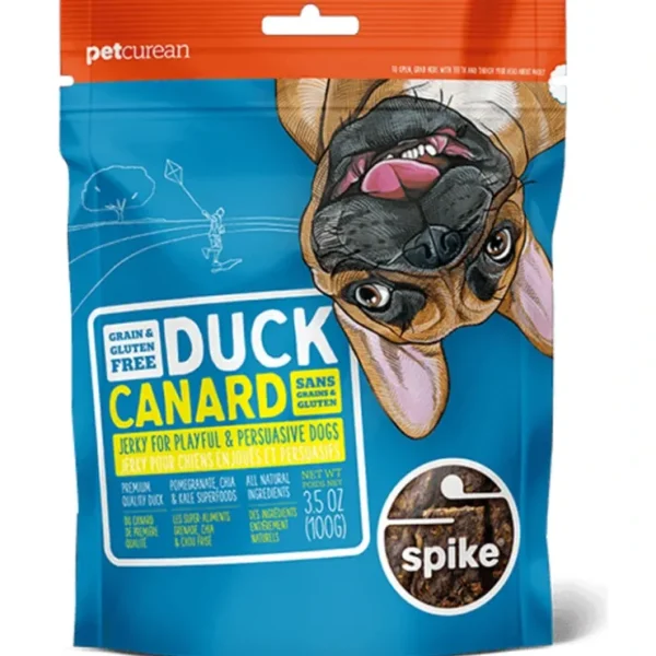 Petcurean Spike Grain Free Duck Jerky for Dogs - Pet Home | The Perfect Pet Supplies Shopping Experience