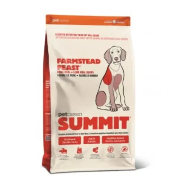 Petcurean Summit Farmstead Feast Pork Meal + Lamb Meal Recipe for Adult Dogs (25 lb) - Pet Home | The Perfect Pet Supplies Shopping Experience