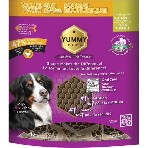 Pet's Best Life, Yummy Combs - Chicken - X-Large - Pet Home | The Perfect Pet Supplies Shopping Experience Fashion