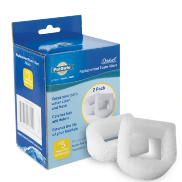 PetSafe Drinkwell Replacement Foam Filters 2 pack - Pet Home | The Perfect Pet Supplies Shopping Experience