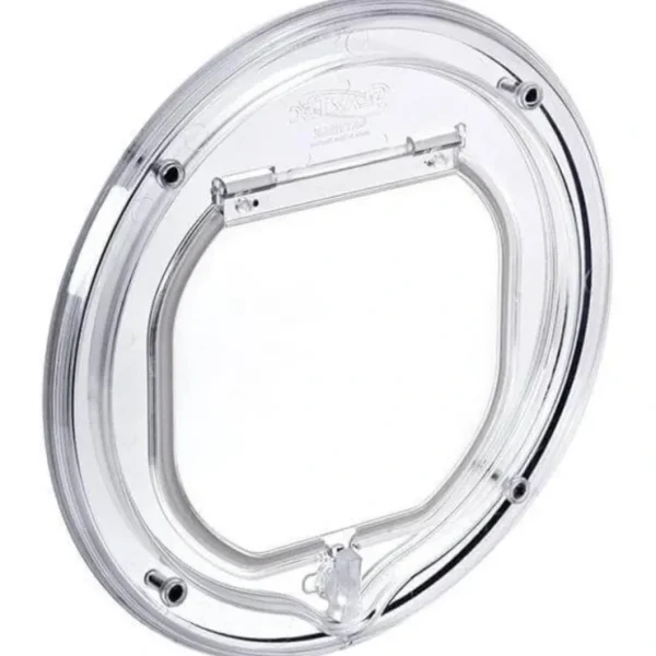 Pet-Tek Glass Fitting Original Cat Door - Clear 27Cm Dia. - Pet Home | The Perfect Pet Supplies Shopping Experience Discount